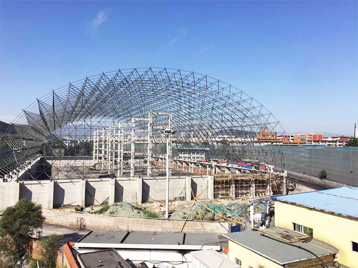 丰台华亭煤矿储煤棚网架工程